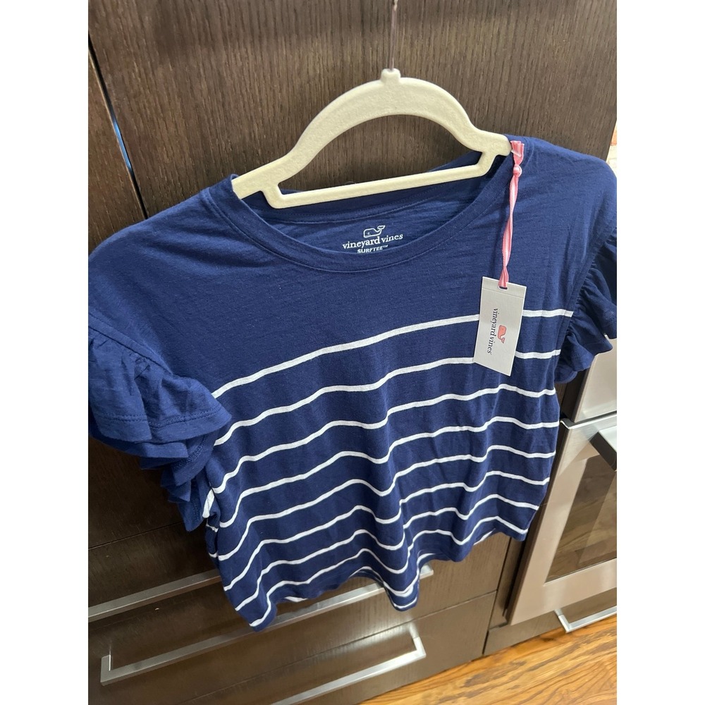 Vineyard vines flutter sleeve surf tee women's XS nwt - Picture 2 of 3